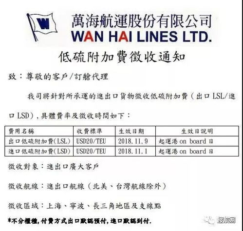 注意丨各大船公司陸續開征低硫附加費，外貿和貨代企業準備好買單了？